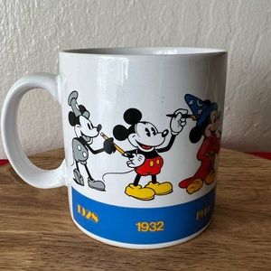 Vintage Mickey Mouse through the years mug